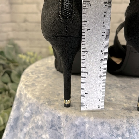 Kelly & Katie “Evie” Black Pointed Toe Strappy Stiletto Dress Heels WMS 9M🖤EUC - Picture 7 of 9